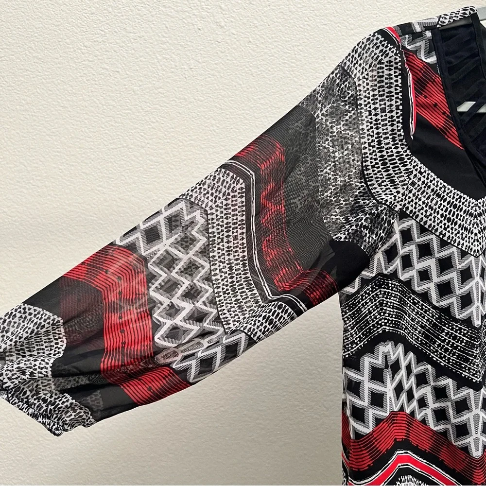 [Alyx] Patterned blouse - Picture 5 of 6